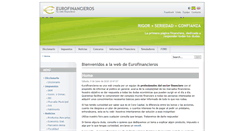 Desktop Screenshot of eurofinancieros.com